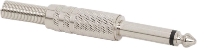 Mono-jackplug 6,3 mm van metaal