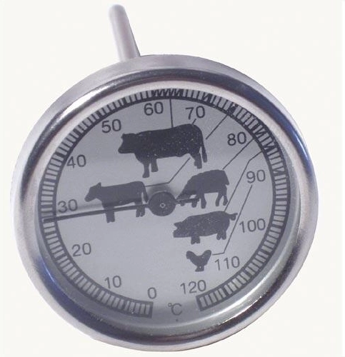 RVS insteekvleesthermometer voor voedsel