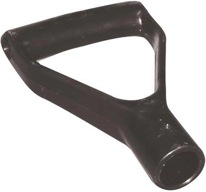 Kunststof Y-handgreep voor spade, zwart
