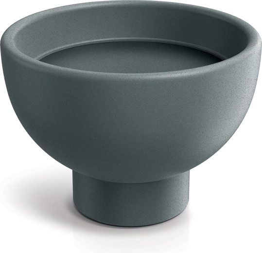 Bloempot Gane 30 cm grafiet