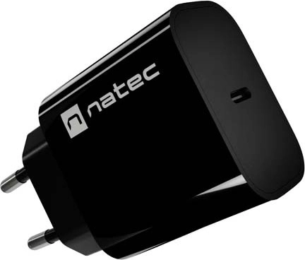 Natec Ribera USB‑C netlader 20 W zwart