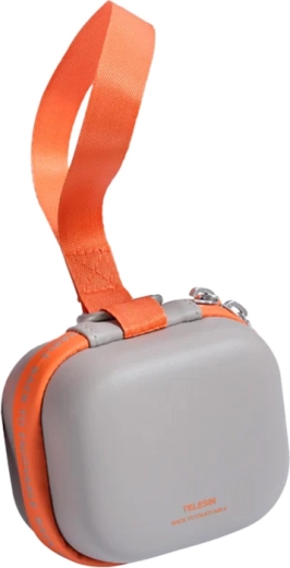 Telesin DisAdv EVA universele mini transporthoes voor sportcamera grijs-oranje