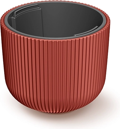 Bloempot MILLY met uitneembare binnenpot 20 cm, koperkleurig