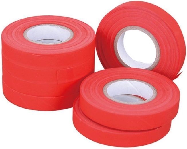 Tape voor bindtangen voor planten, rood (set van 20 stuks)