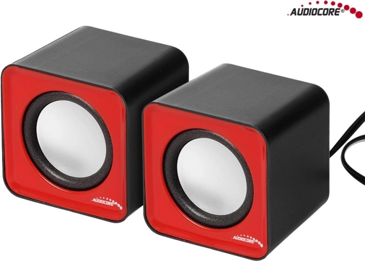 Audiocore AC870R computerluidsprekers 6 W USB (zilver-zwart)