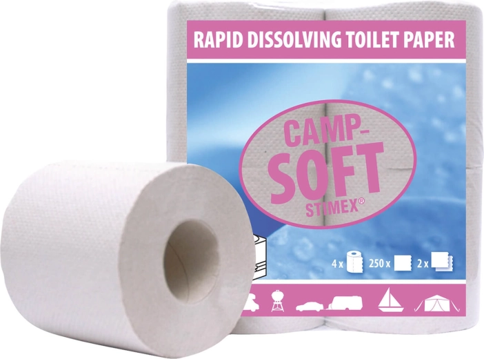 Toiletpapier voor chemische toiletten 4 stuks
