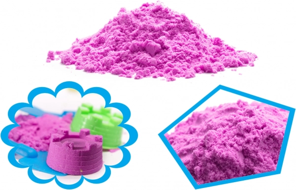Magisch kinetisch zand voor kinderen 1 kg – Paars