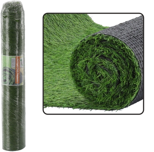 Synthetisch gras 1 × 5 m, hoogte 30 mm