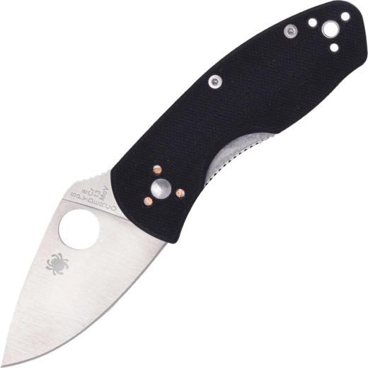 Spyderco Ambitious zakmes 5,7 cm, zwart, G10