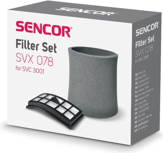 Sencor-set vervangingsfilters voor SVC 3001