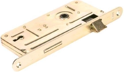 Insteek klavierslot 90/80, wit zink, links/rechts