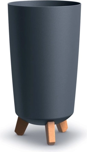 Bloempot Gracia Tubus Slim 19,5 cm antraciet