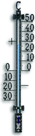 TFA analoge buitenthermometer van metaal