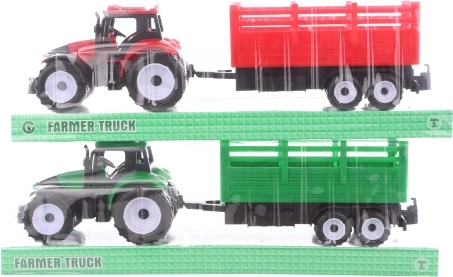 Tractor met aanhanger – kunststof model voor kinderen