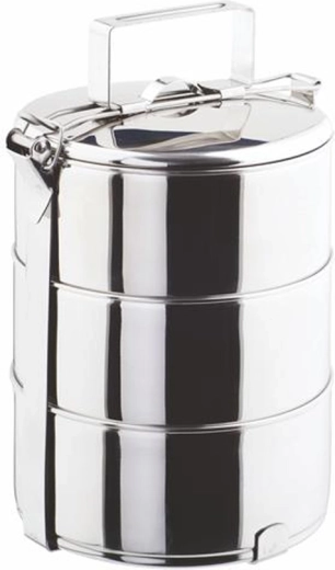 RVS maaltijdcontainer TORO 3 lagen 3×800 ml