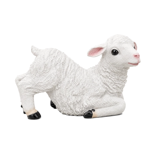 Schaapfiguur voor de kerststal 34 × 14 × 20 cm