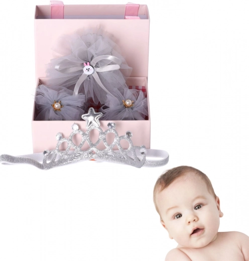 cadeauset 3-in-1 voor pasgeborenen – lichtgrijs