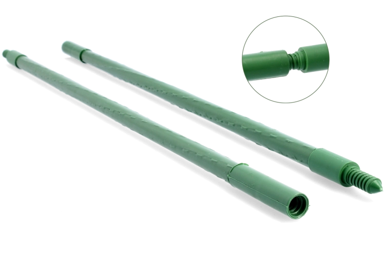 Geschroefde, gecoate plantensteun 90 cm, diameter 11 mm