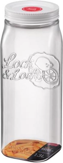 Voorraadbus LOCKnLOCK Square 1,3 l met schroefdeksel