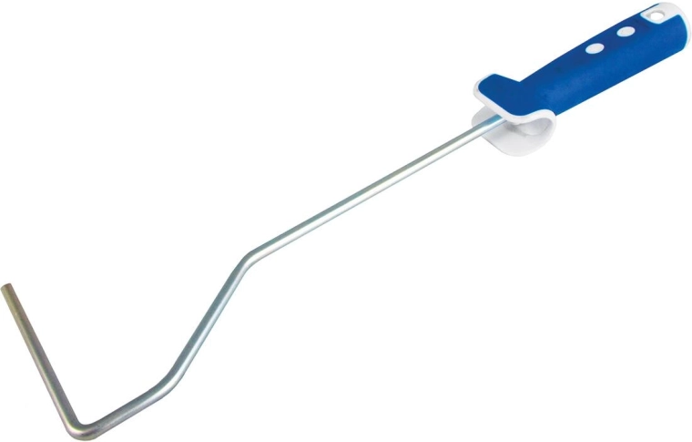 Rubberen handgreep voor verfroller 100 mm, spindeldiameter 6 mm, lengte 390 mm