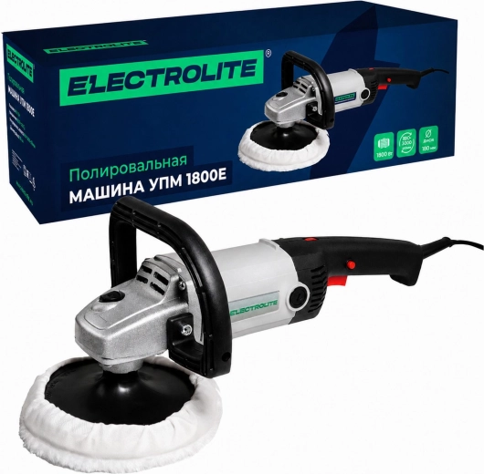 Universele elektrische autopolijstmachine 1800 W, 180 mm, toerentalregeling 600–3000 t/min