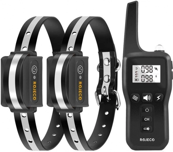 Trainingshalsband Rojeco voor honden met een bereik van 1000m