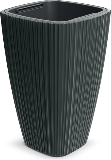 Bloempot ORO 39 cm donkergrijs