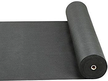 niet-geweven textiel voor bedden 0,8 × 100 m, 50 g/m², zwart J.A.D. Tools