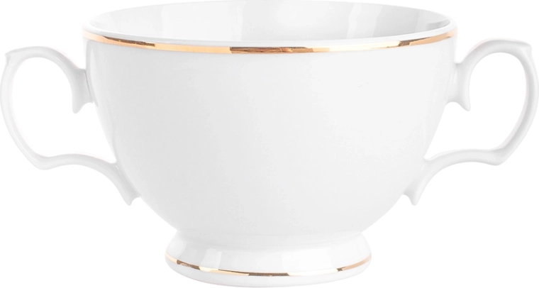 MariaPaula Klasyka gouden lijn bouillonkop 350 ml