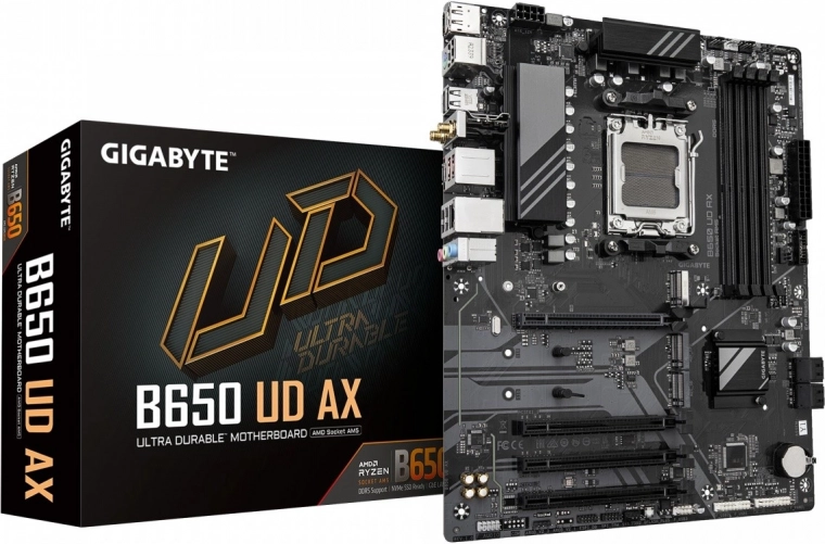 Gigabyte B650 UD AX – AM5-moederbord met DDR5, Wi‑Fi 6 en M.2