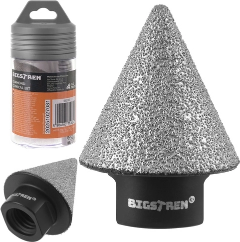 Conische diamantfrees voor tegels en beton Bigstren 2–35 mm M14 - 1 stuk