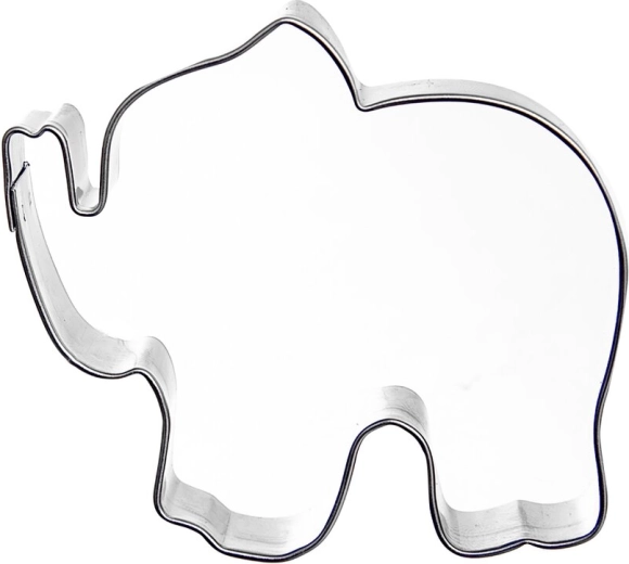 Roestvrijstalen koekjesuitsteker olifant