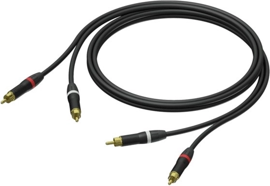 Audiokabel 2x RCA man – 2x RCA man UltraFlex 1,5 m