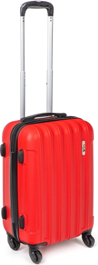Harde reiskoffer op wielen van ABS, rood, 37 l (20")