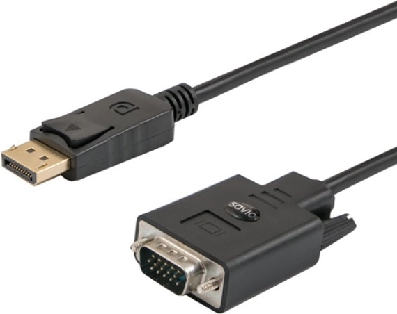 DisplayPort-naar-VGA-kabel 1,8 m zwart