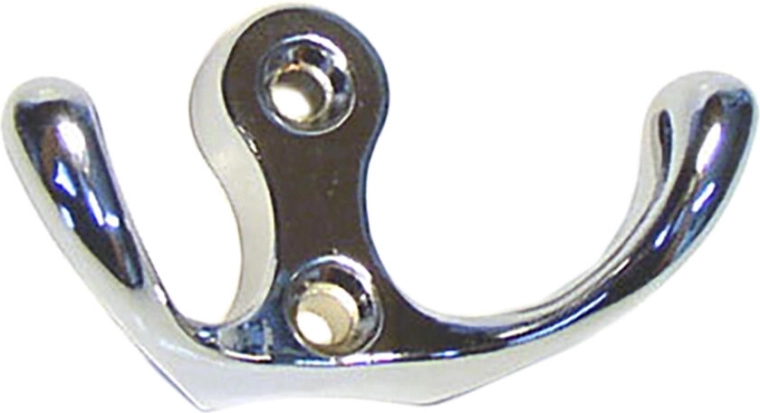 Kapstokhaak Romero II chroom 30 × 32 mm