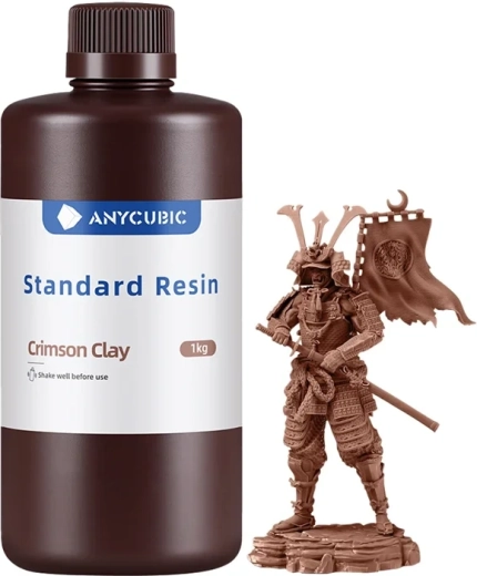Anycubic standaard hars voor LCD/DLP 3D-printen (Crimson Clay)