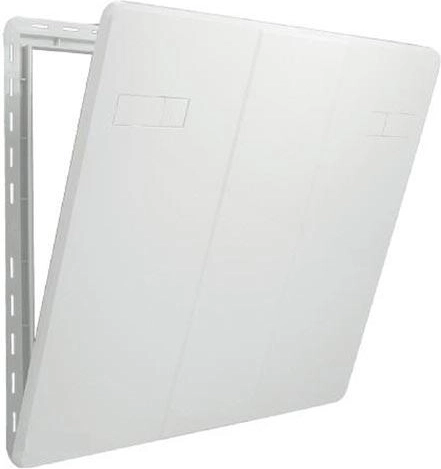 Revisieluik 400 × 600 mm kunststof wit