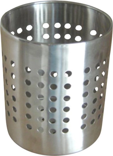 RVS bestekhouder en afdruiprek 12 × 14,5 cm