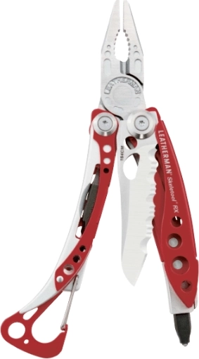 Leatherman Skeletool RX rood multifunctioneel gereedschap
