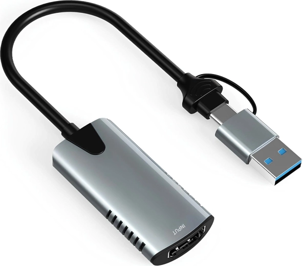 HDMI video-capturekaart Renew Force 2-in-1 (USB-A/USB-C) - 1 stuk