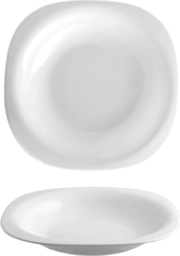 Vierkant soepbord Boreal 22 × 22 cm van opaalsglas