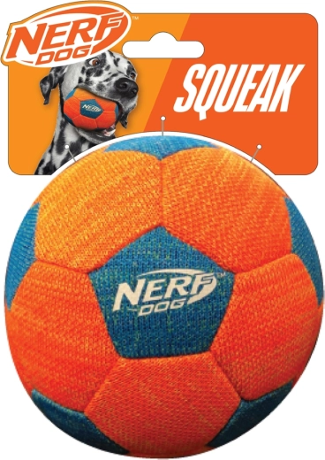 Nerf Dog piepend voetbal voor honden 12,7 cm