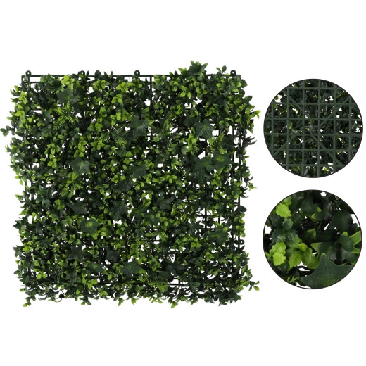 Plantenwandpaneel met klimop 50 × 50 cm