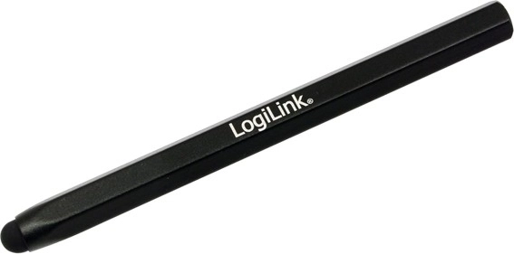 LogiLink stylus met rubberen punt voor aanraakschermen, zwart