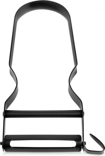 RVS groente- en fruitschiller, zwart, 11,5 cm