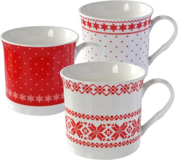 Porseleinen mok met Noors patroon 290 ml TORO