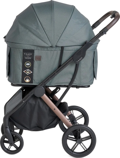 Fikago wandelwagen voor honden en katten Agile2 bridge bond