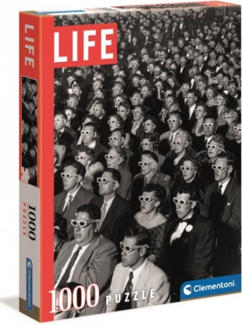 Clementoni Life-puzzel Chihuahua met 1000 stukjes – Leven in 3D (bril)
