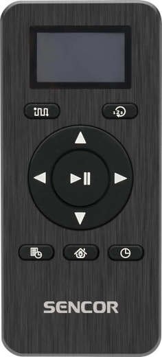 Vervangende afstandsbediening SENCOR SRXD 6412 voor televisies uit de SRV 64x-serie